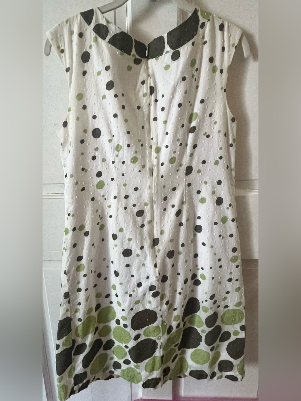 Rabbit Rabbit Rabbit Designs Swiss Dot Mod Shift Dress - Size 6 - Picture 2 of 3